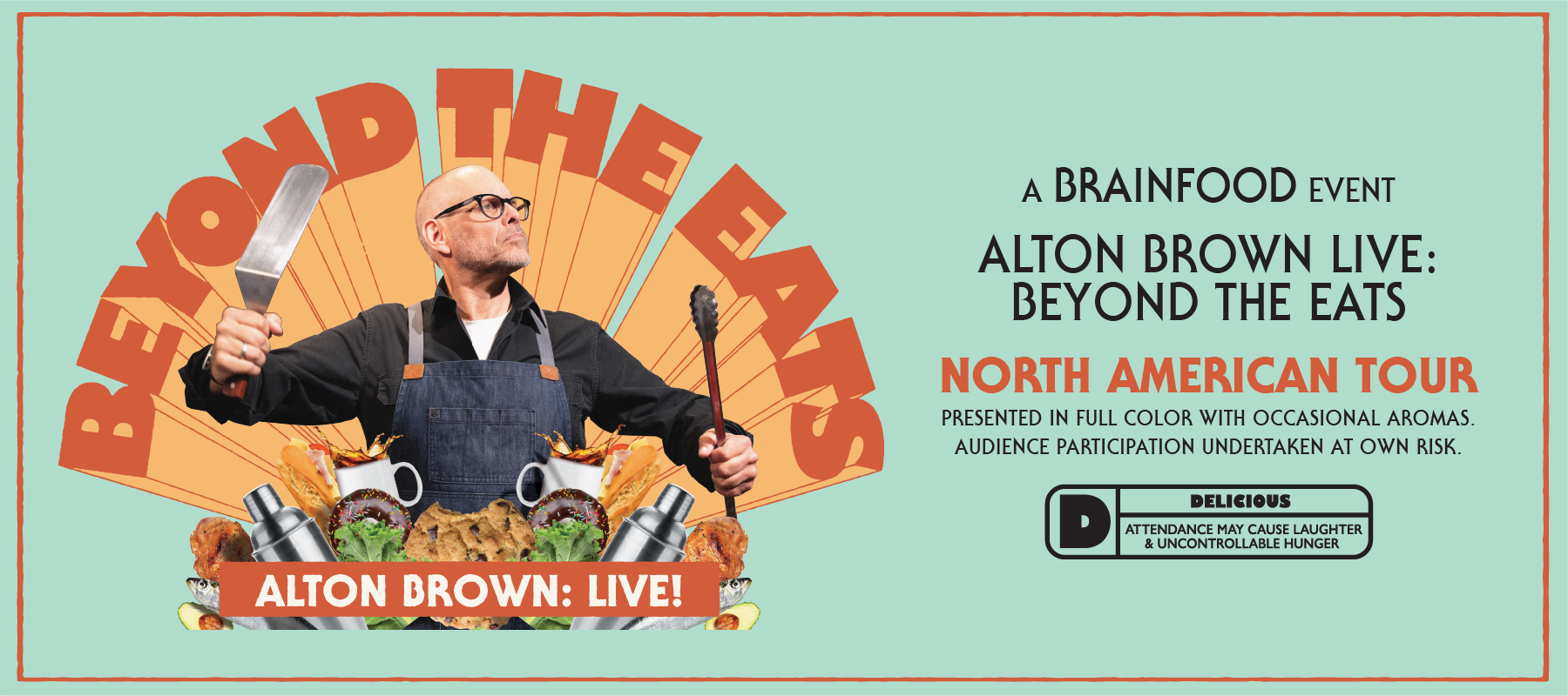 Alton Brown Live! Dominion Energy Center Official site